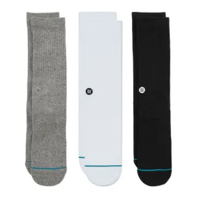 Icon Crew Socks 3 Pack