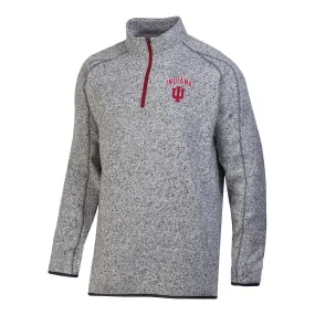 Indiana Hoosiers Artic Fleece 1/4 Zip Grey Jacket