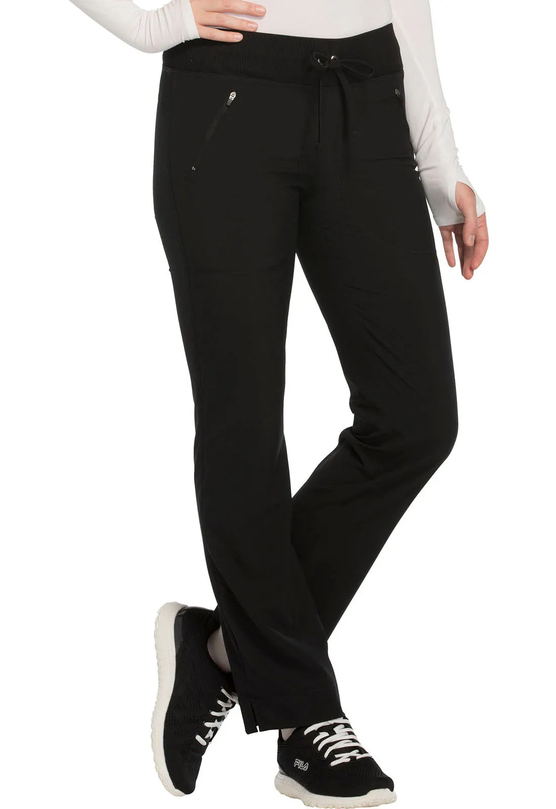 Infinity -  Women Mid Rise Tapered Leg Drawstring Pants