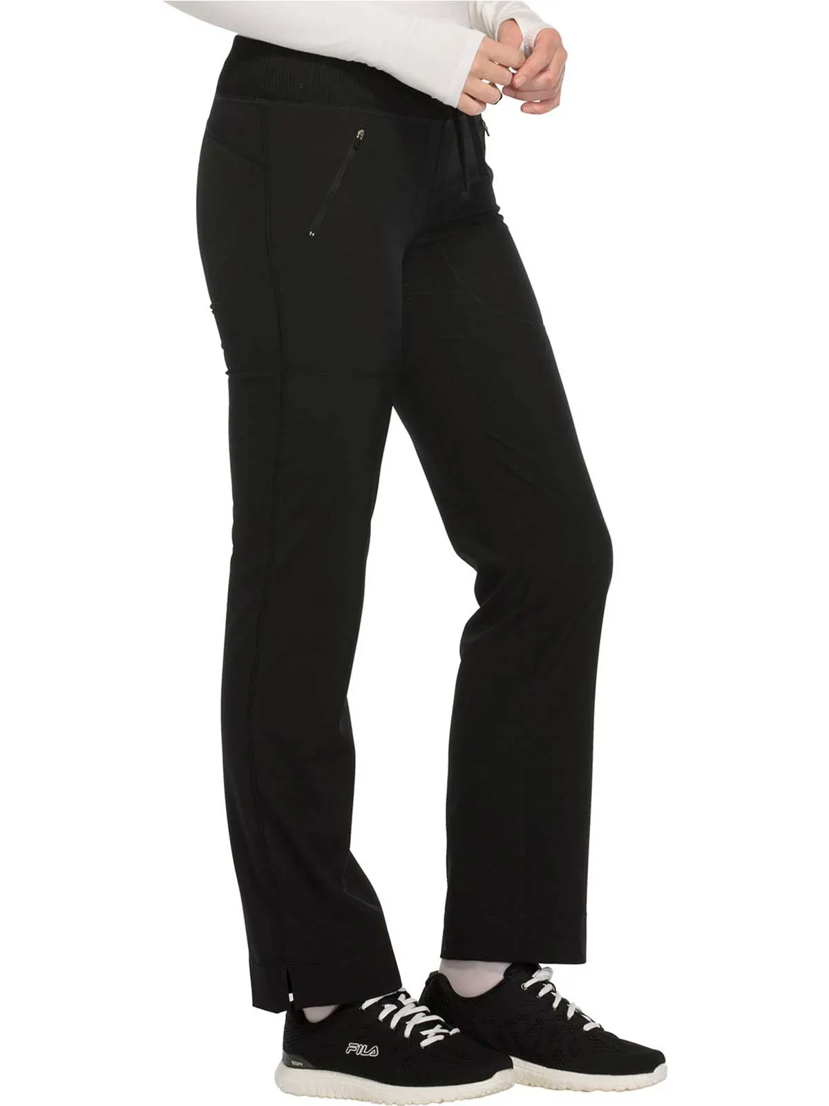 Infinity -  Women Mid Rise Tapered Leg Drawstring Pants