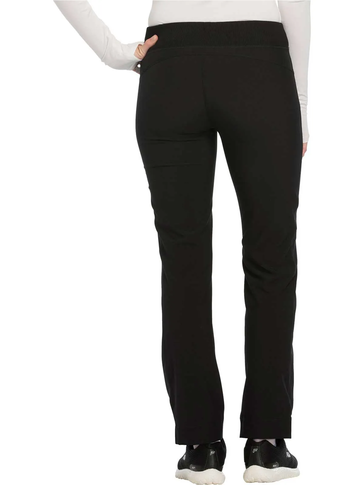 Infinity -  Women Mid Rise Tapered Leg Drawstring Pants