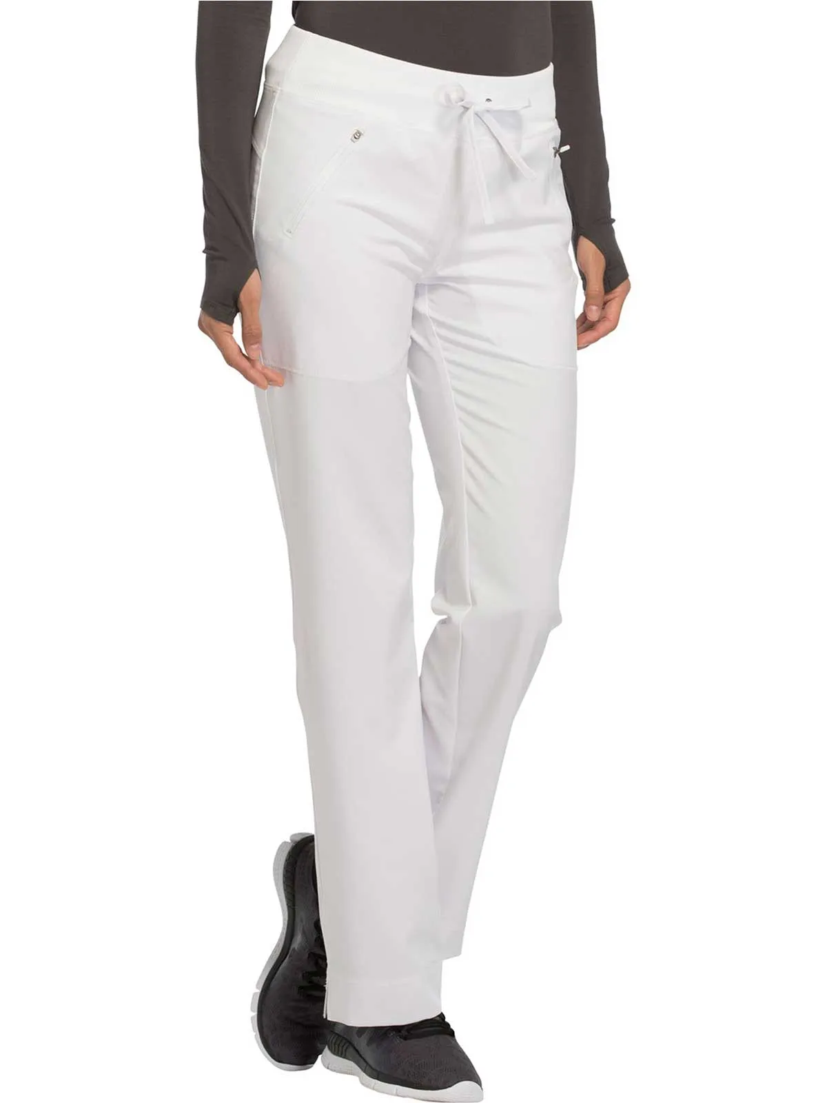 Infinity -  Women Mid Rise Tapered Leg Drawstring Pants