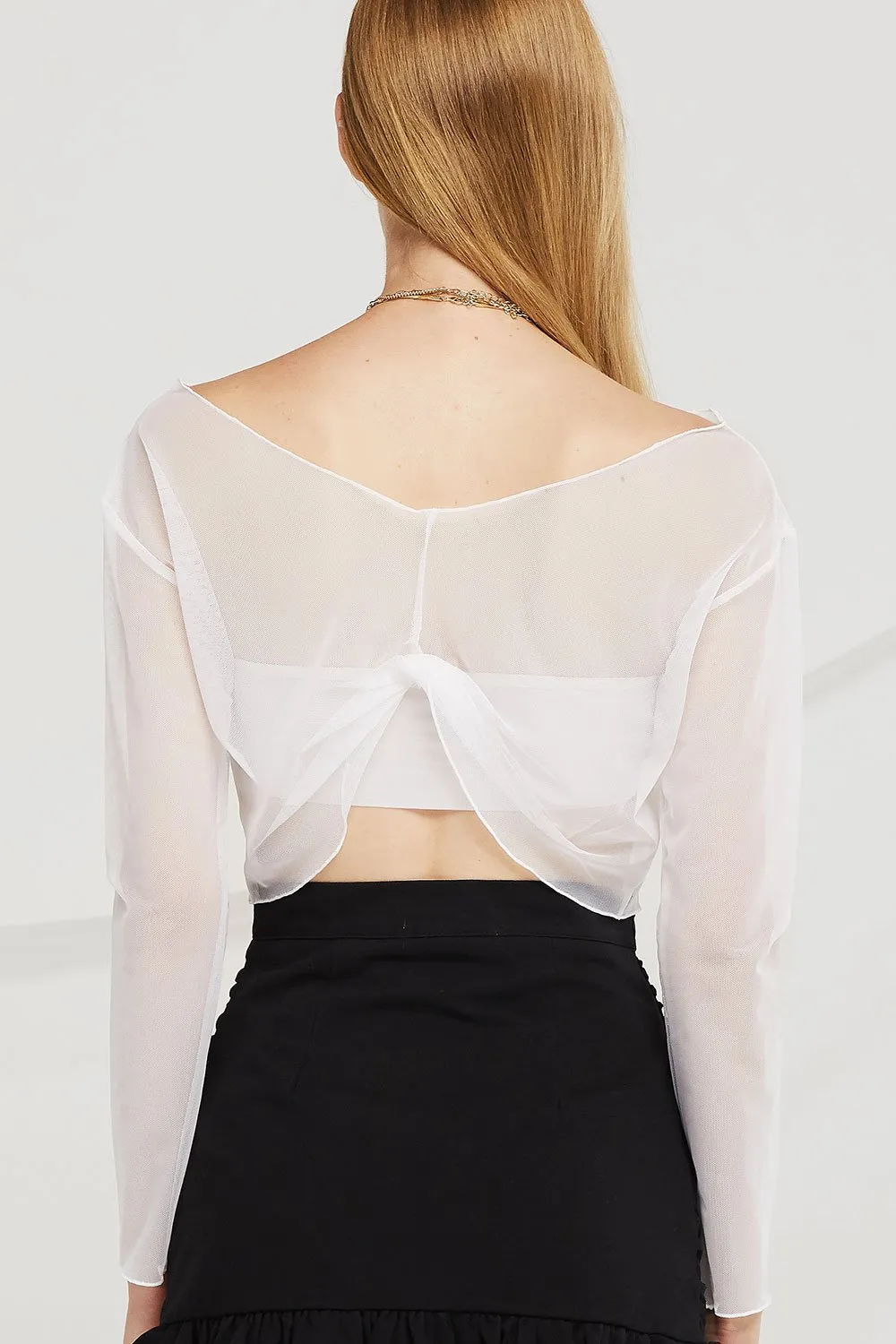 Lexi Twist-knot Mesh Top