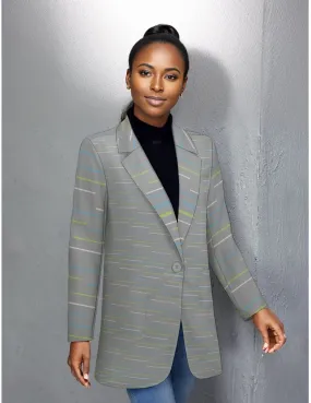 Linear Women's Casual Blazer