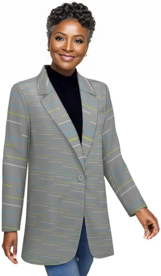 Linear Women's Casual Blazer