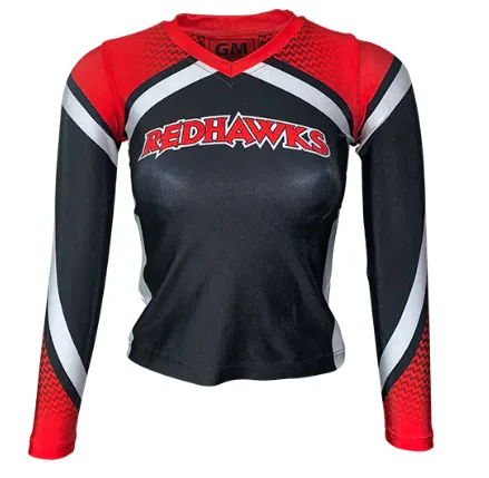 Long Sleeve Cheer Top Size Samples