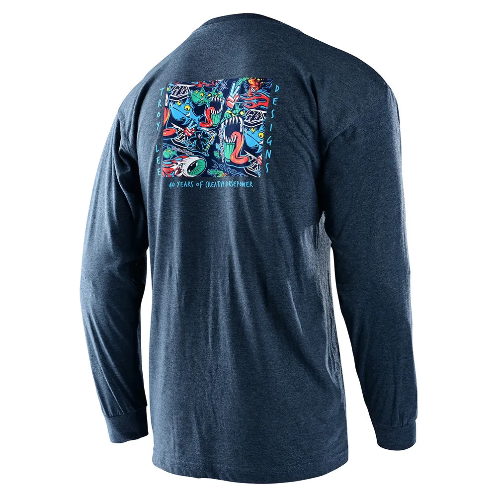 Long Sleeve Tee History Navy