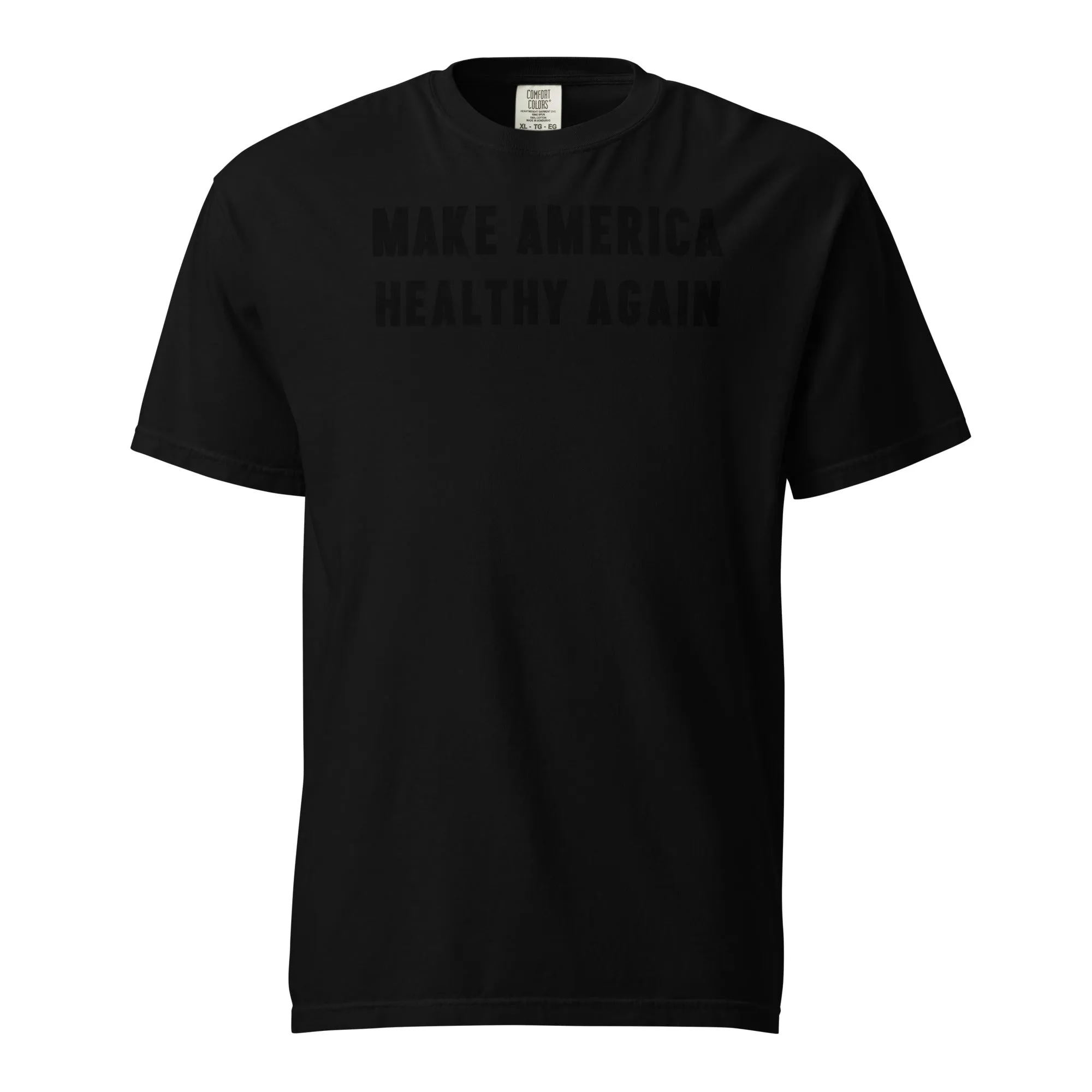 Make America Healthy Again II Onyx Unisex Heavyweight Tee