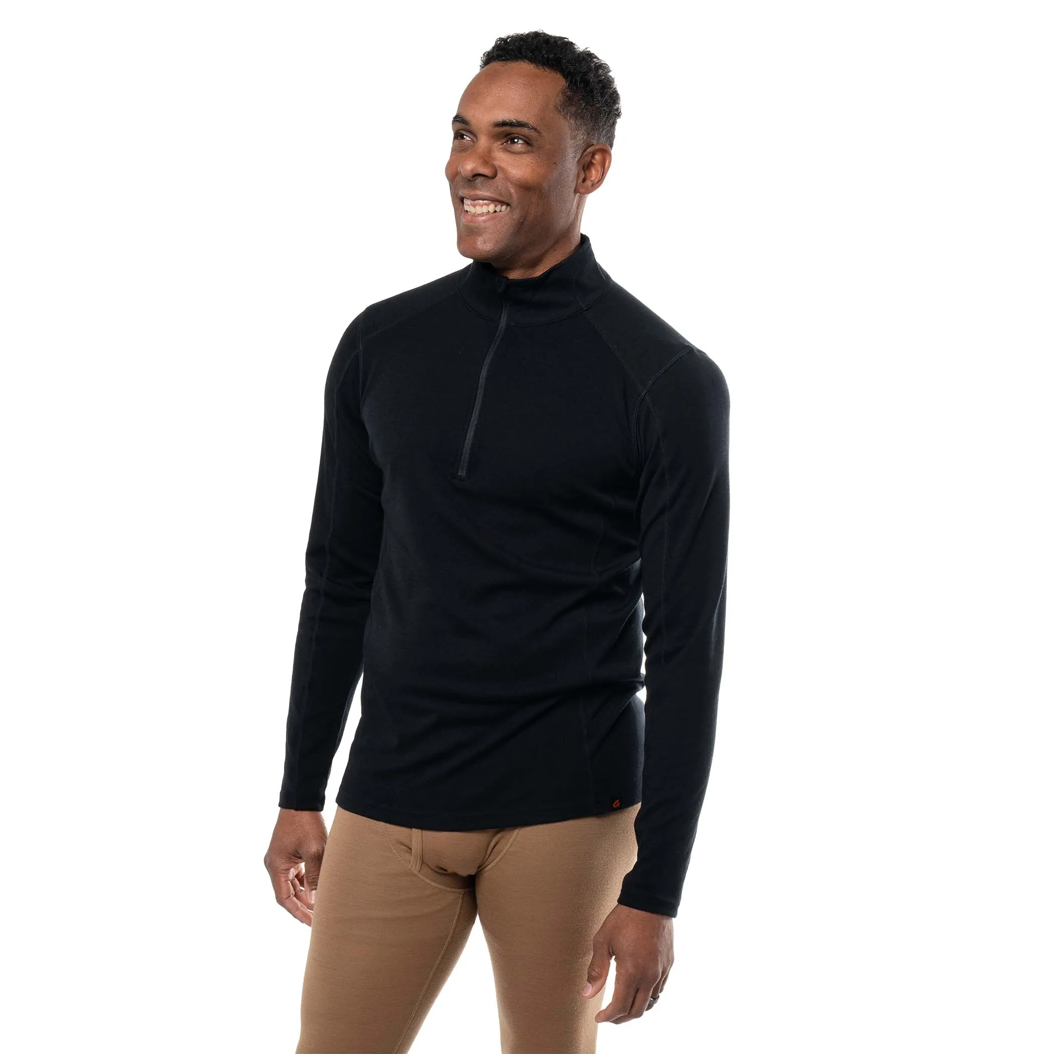 Men's Base Layer Long Sleeve Mid 1/4 Zip Top