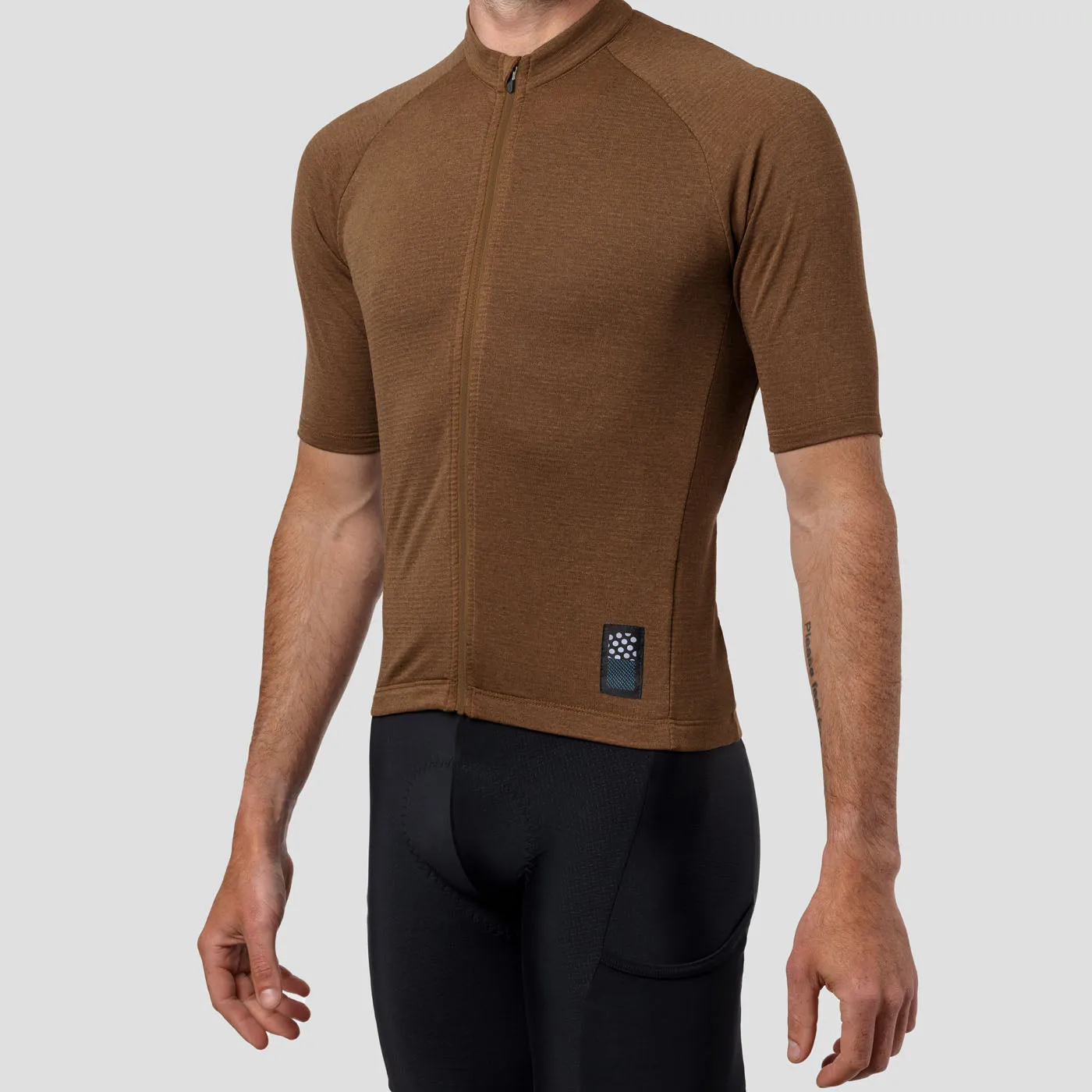 Men's Micro Grid Jersey - Americano