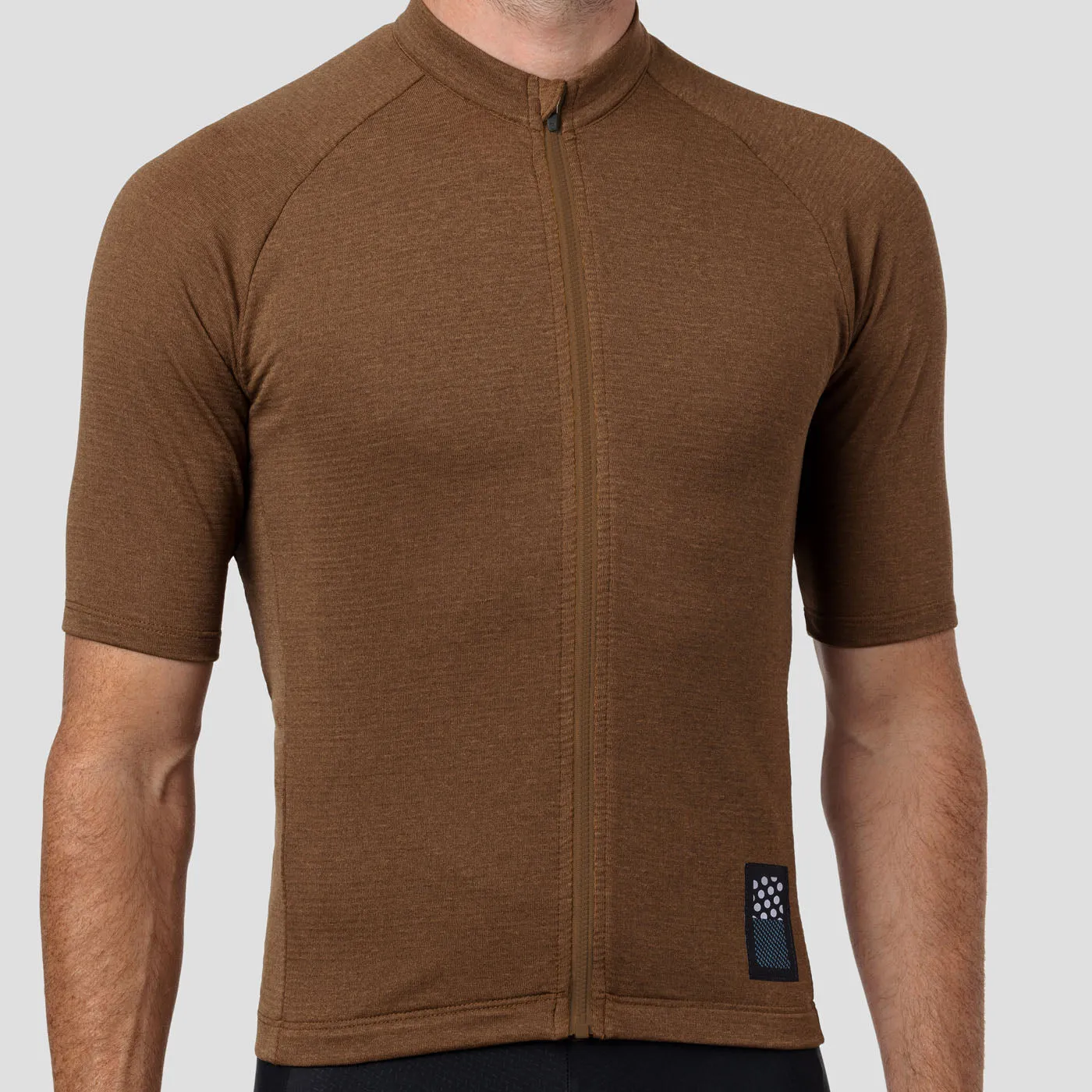 Men's Micro Grid Jersey - Americano