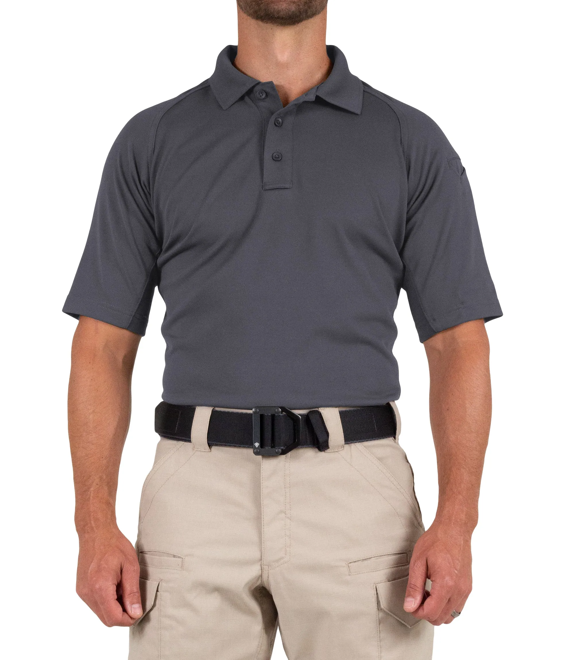 Men's Performance Short Sleeve Polo / Asphalt