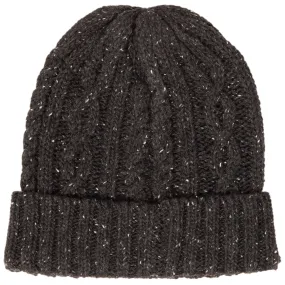 Men's Wool Blend Cable Knit Cuffed Beanie