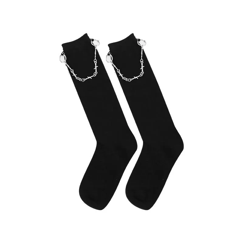 Mid Socks with Thorn Chains