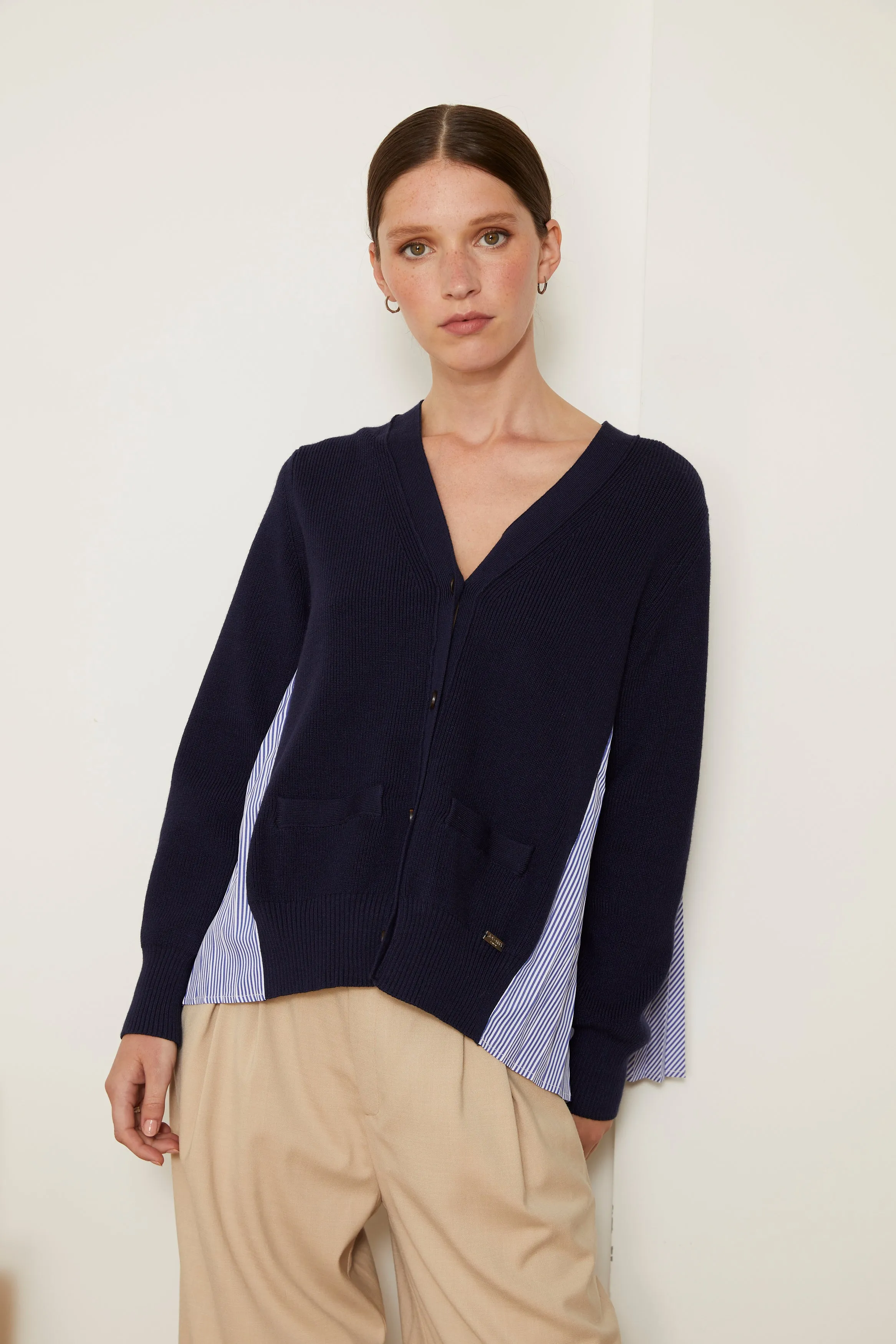 MOYNA HYBRID CARDIGAN