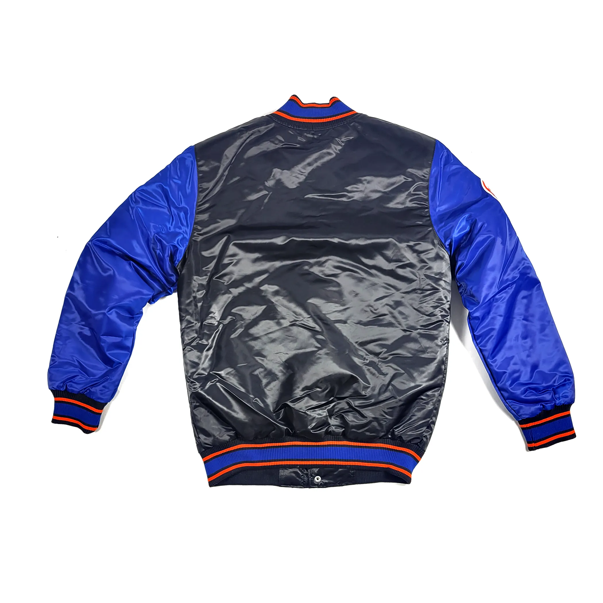 New York Mets Black Alternate Throwback Starter Satin Jacket