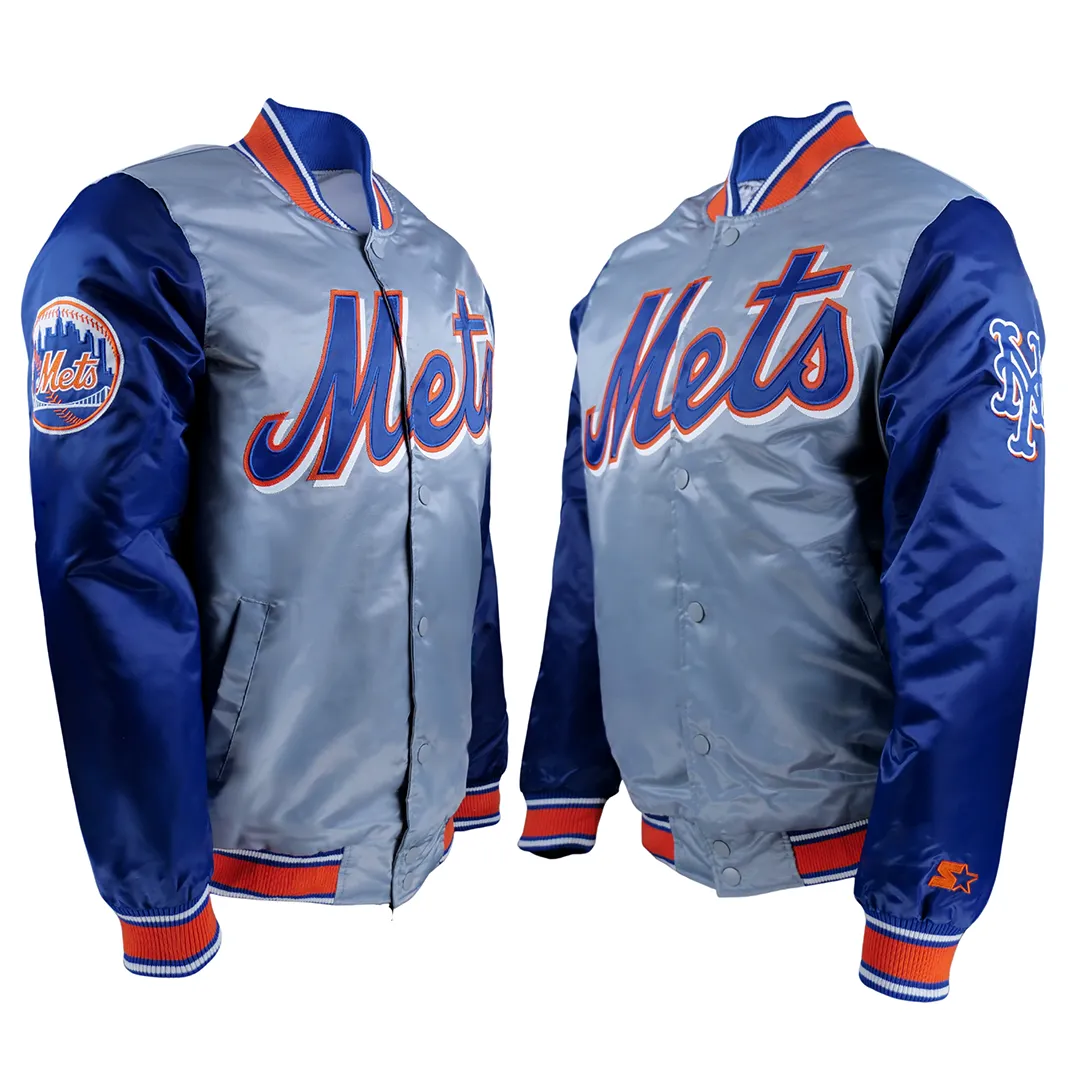 New York Mets Starter Exclusive Custom Satin Jacket