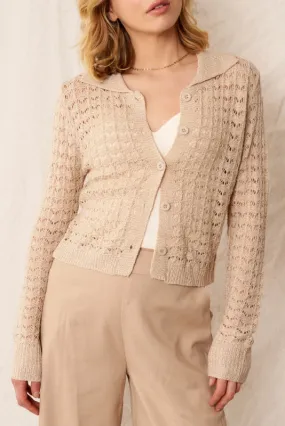 norah cardigan - light oatmeal