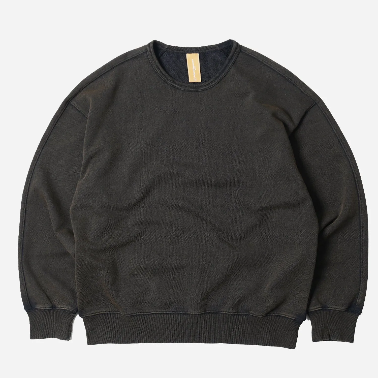 OG VINTAGE DYEING SWEATSHIRT - BLACK BROWN