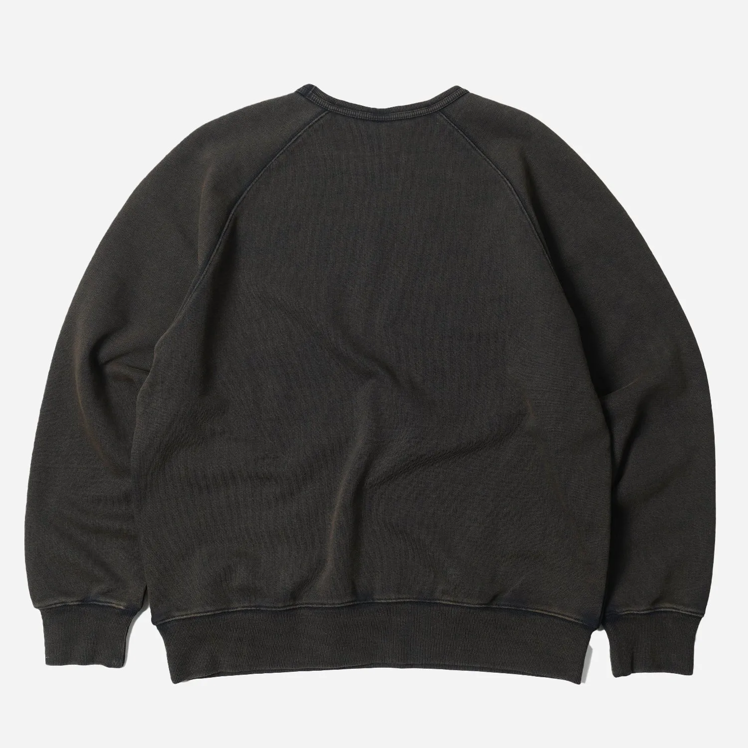 OG VINTAGE DYEING SWEATSHIRT - BLACK BROWN