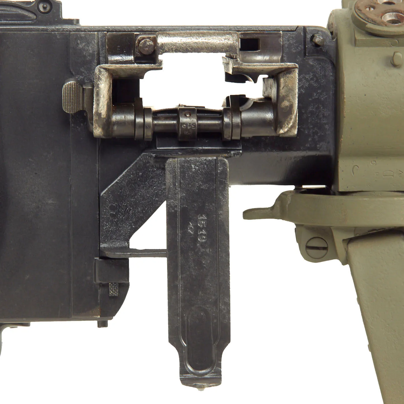 Original German WWI Maxim MG 08/15 Display Machine Gun Serial 1519 a by M.A.N NÜRNBERG - dated 1918