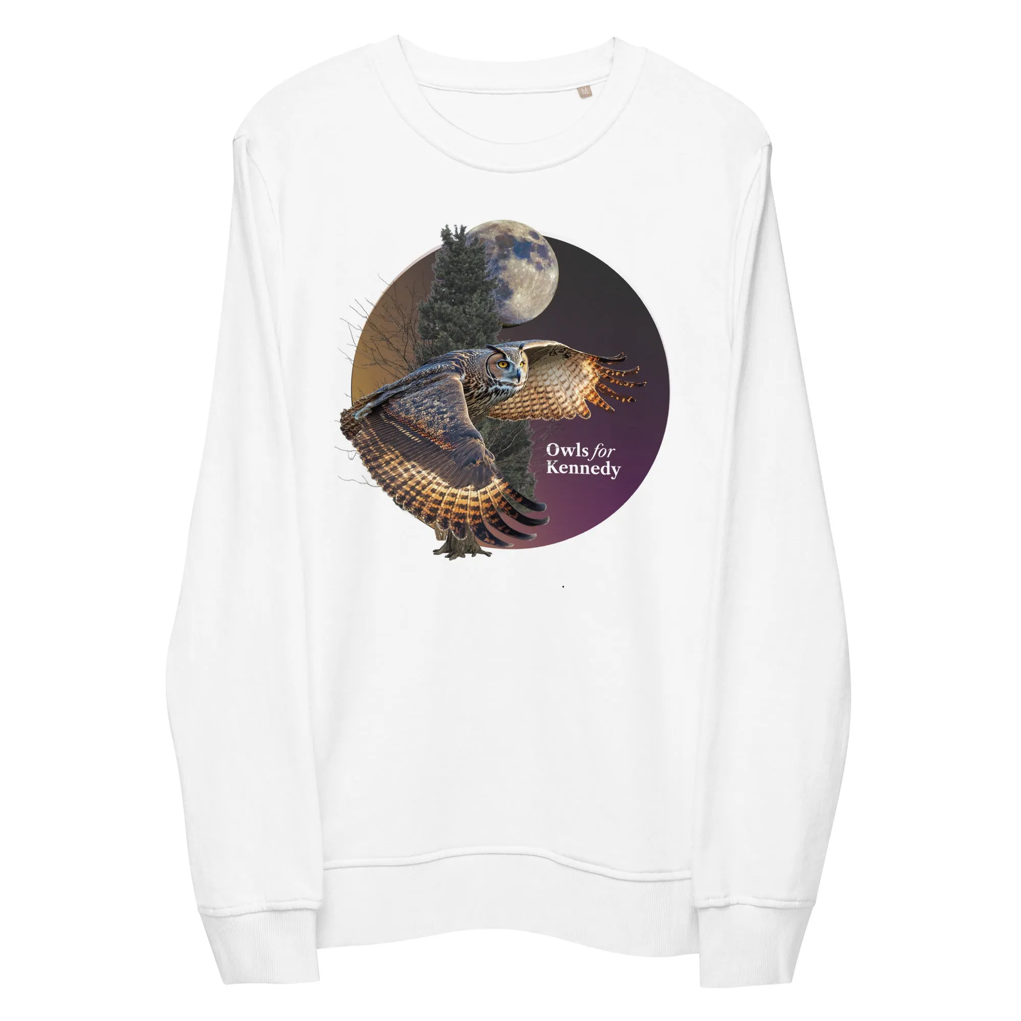 Owls For Kennedy Organic Sweatshirt