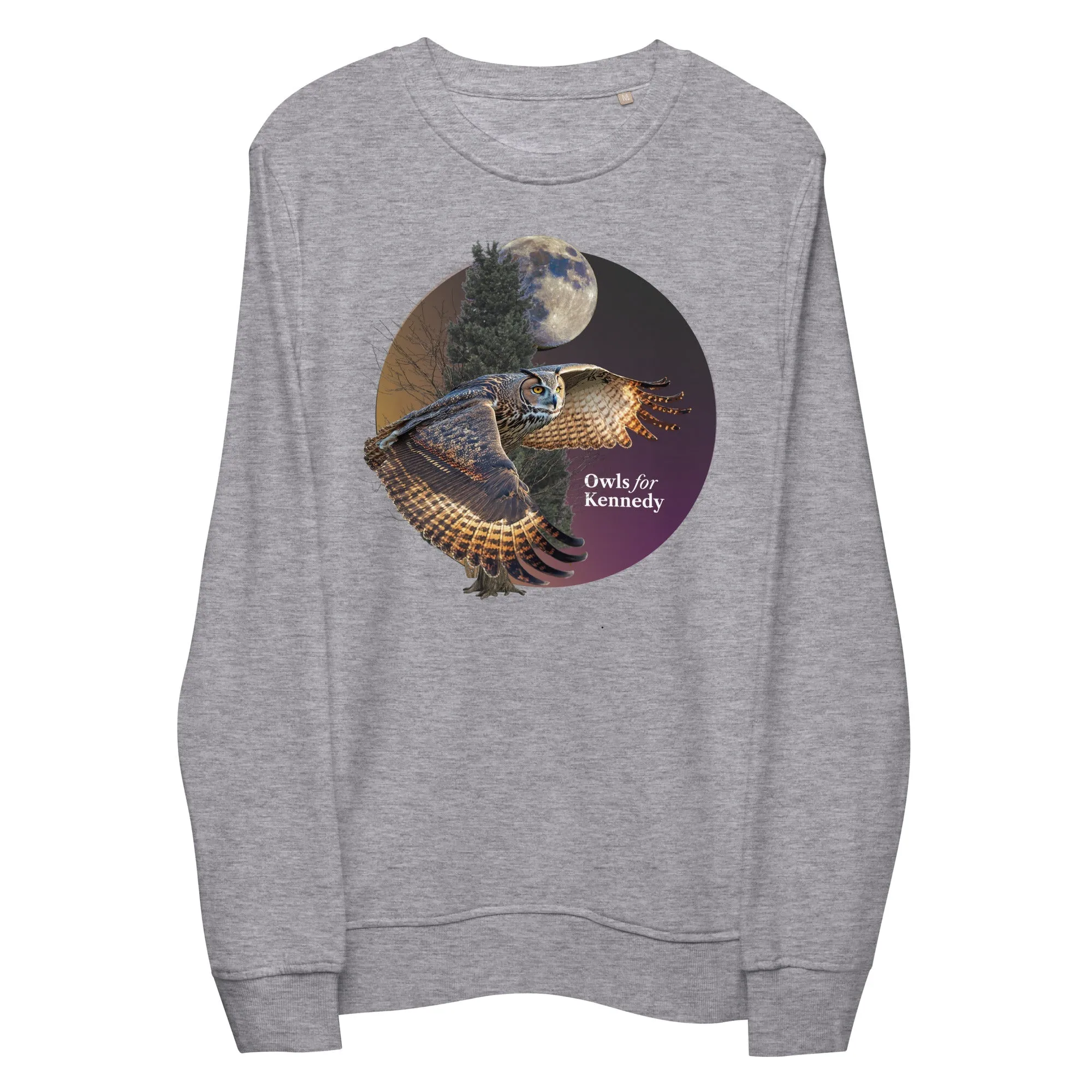 Owls For Kennedy Organic Sweatshirt