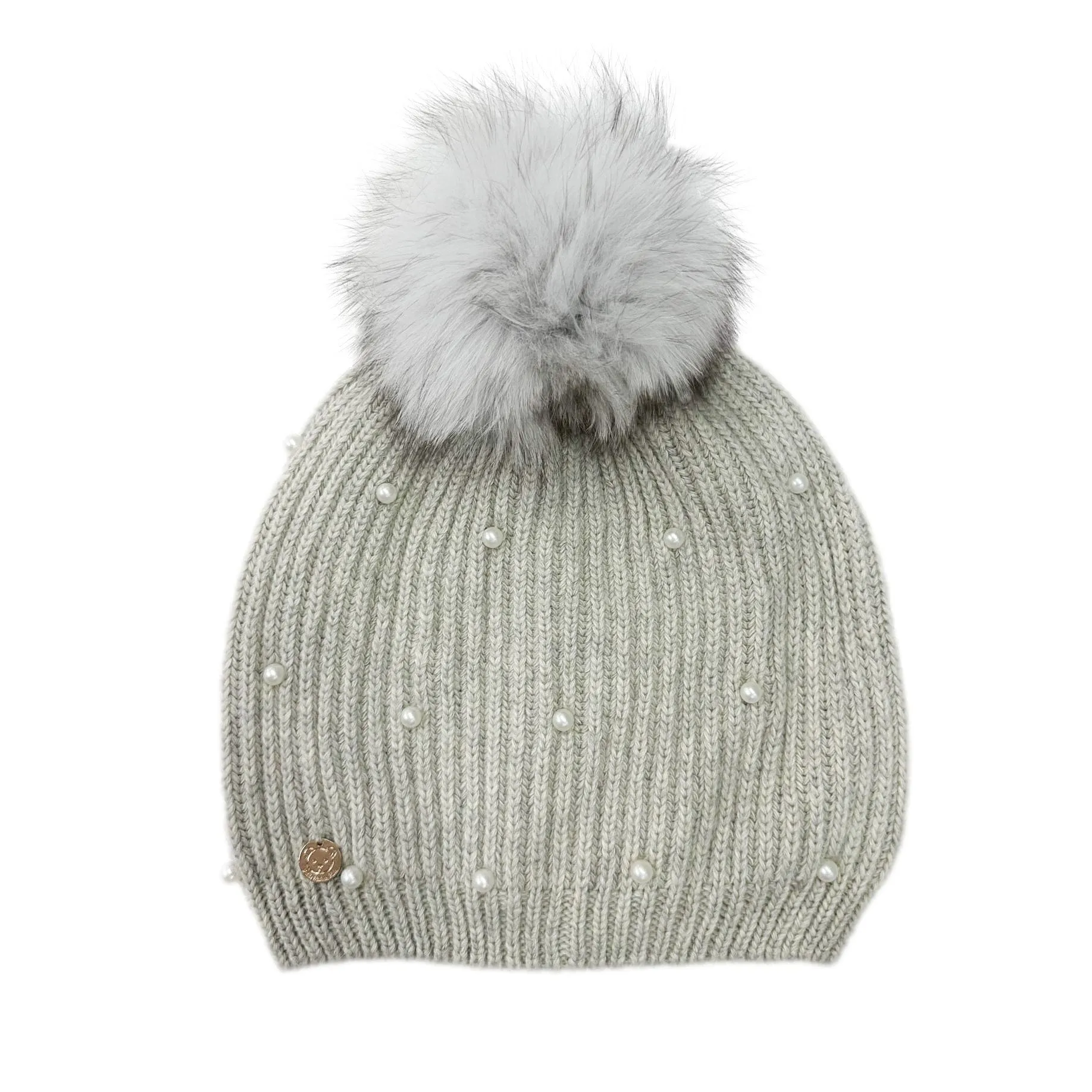 Pearl Angora Adult Hat