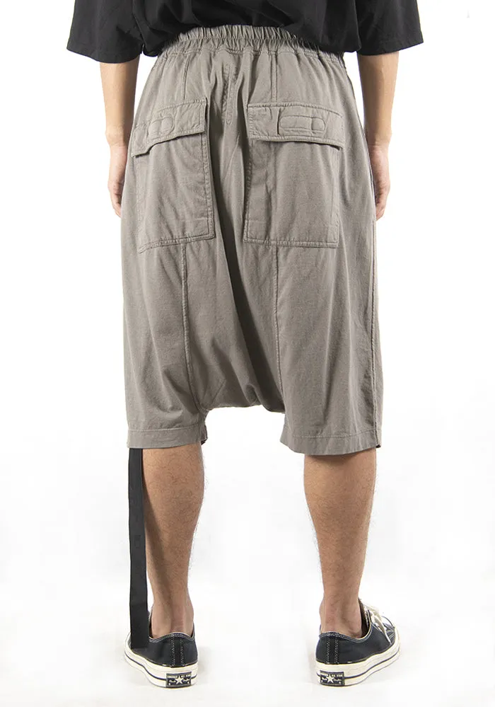 RICK OWENS DRKSHDW DU21S2380 RN DRAWSTRING PODS SHORTS DUST