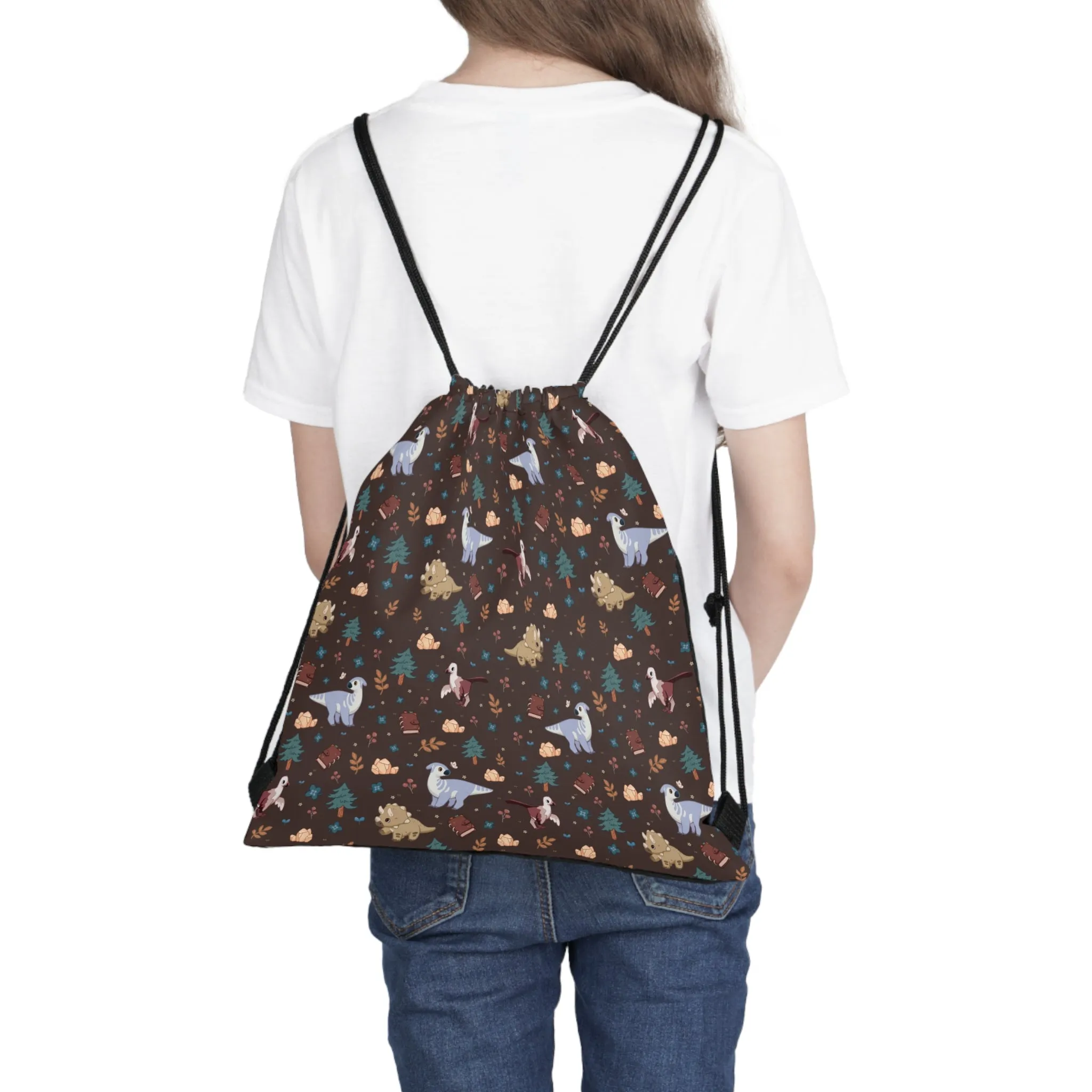 Roaming Rancher in Truffle Brown - Drawstring Bag