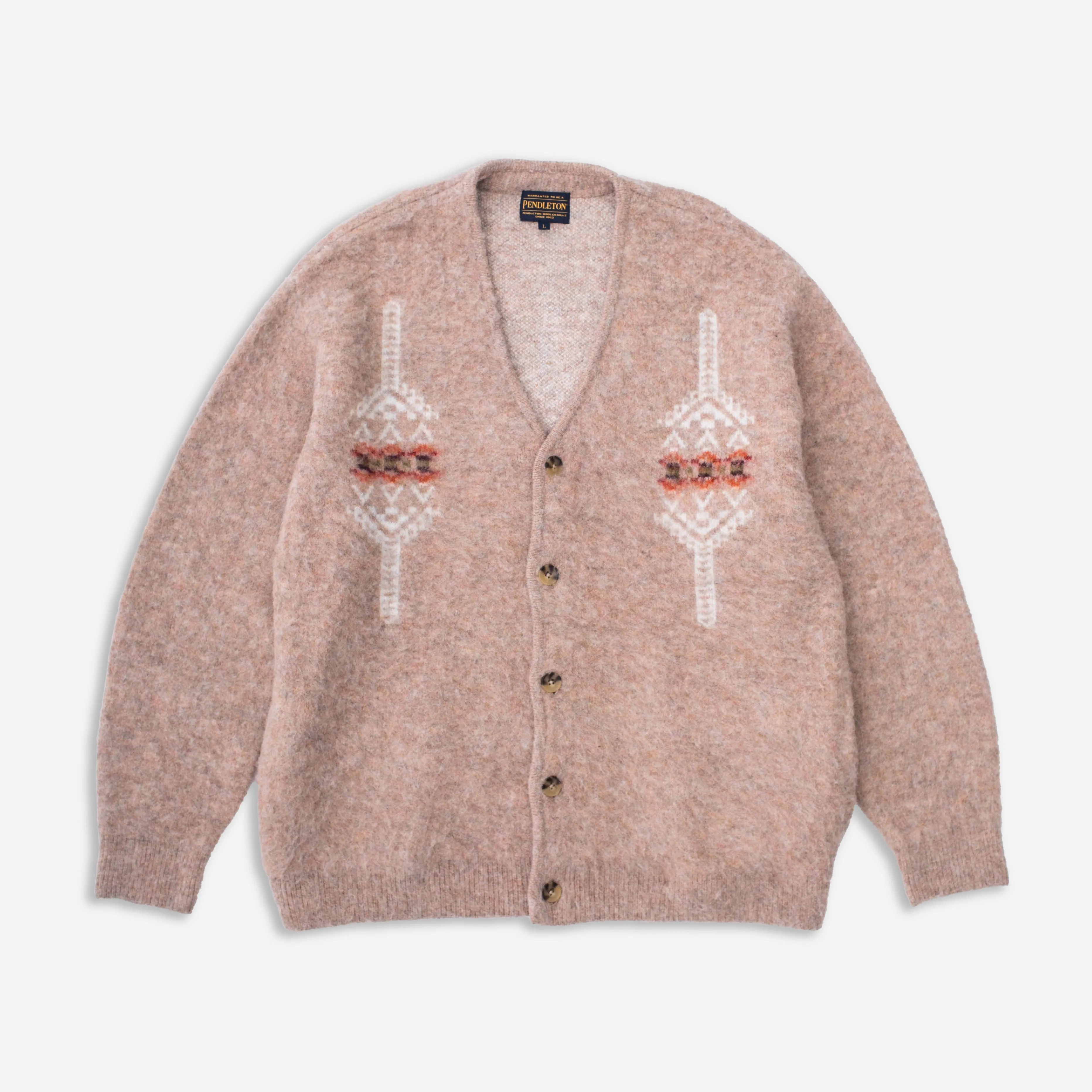 SHAGGY VINTAGE CARDIGAN - BEIGE BEACON ROCK