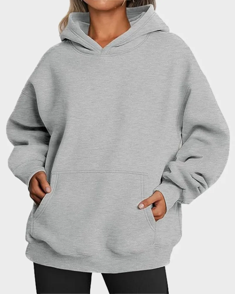 SheCurve®Cozy Oversized Hoodie Sweatshirt