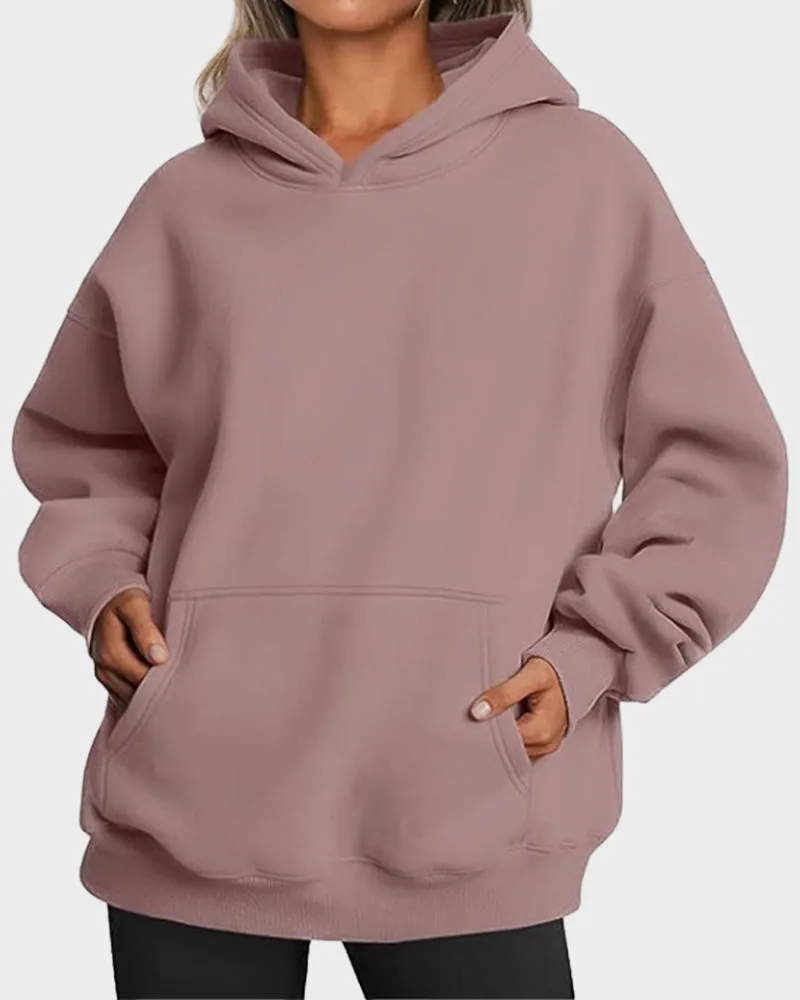 SheCurve®Cozy Oversized Hoodie Sweatshirt