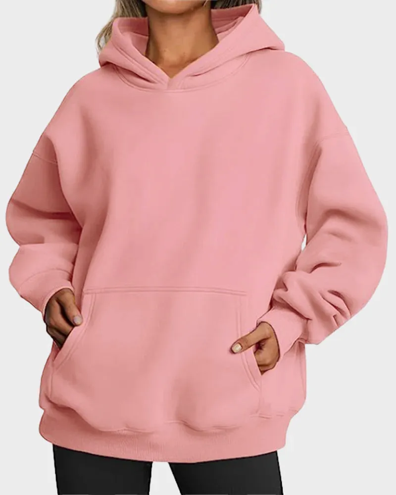 SheCurve®Cozy Oversized Hoodie Sweatshirt