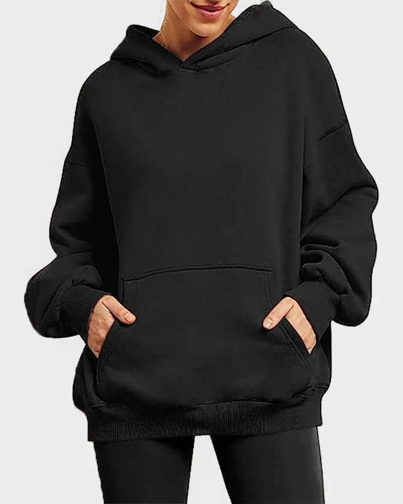 SheCurve®Cozy Oversized Hoodie Sweatshirt