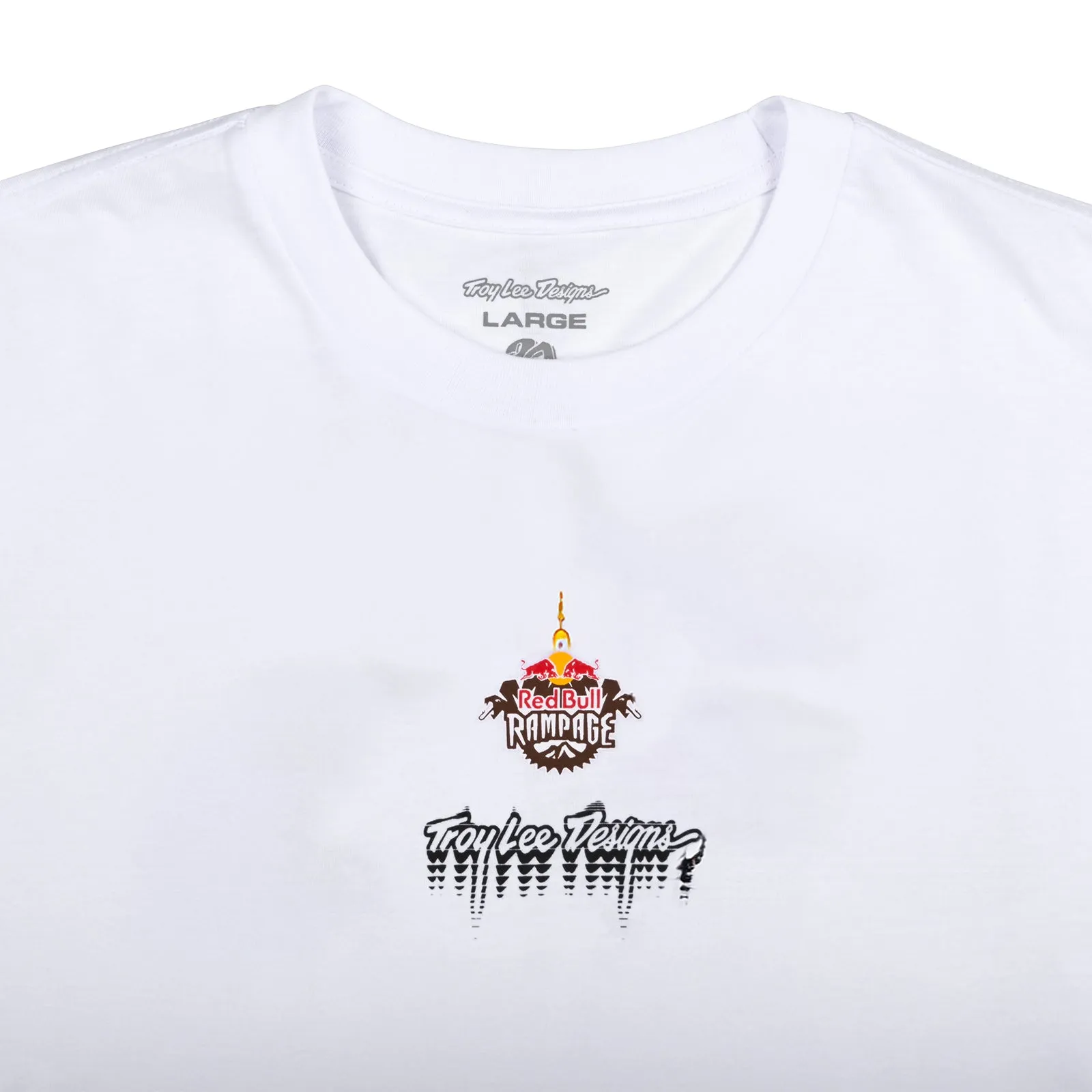 Short Sleeve Tee Troy Lee Designs X Redbull Rampage Mind Melt White