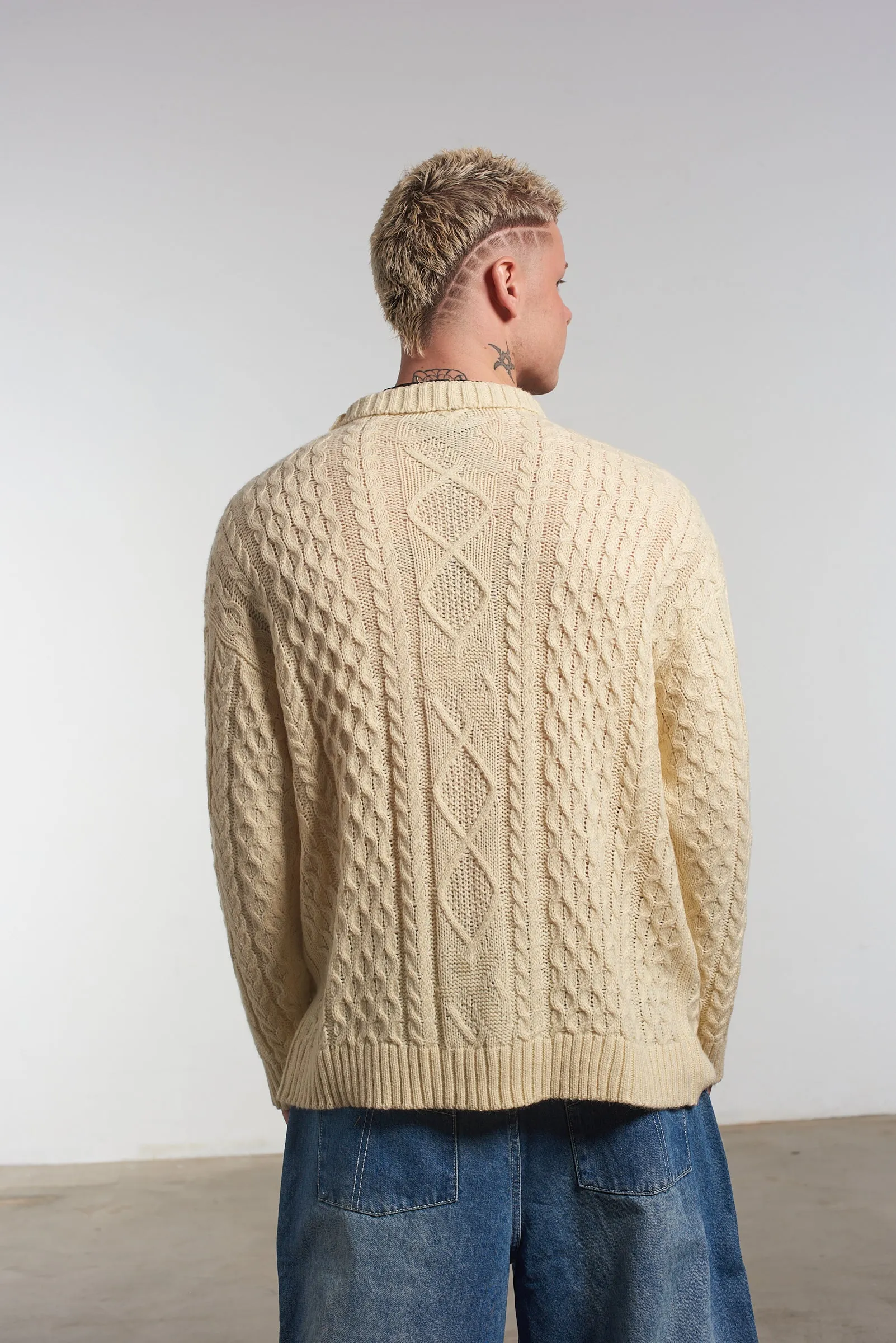 Simmer Cable Knit Cardigan