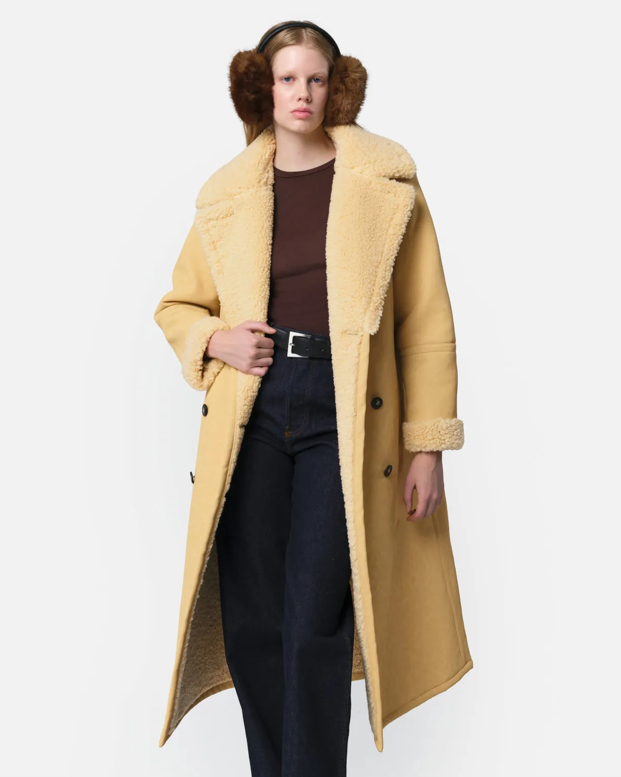 Simone Overcoat Custard