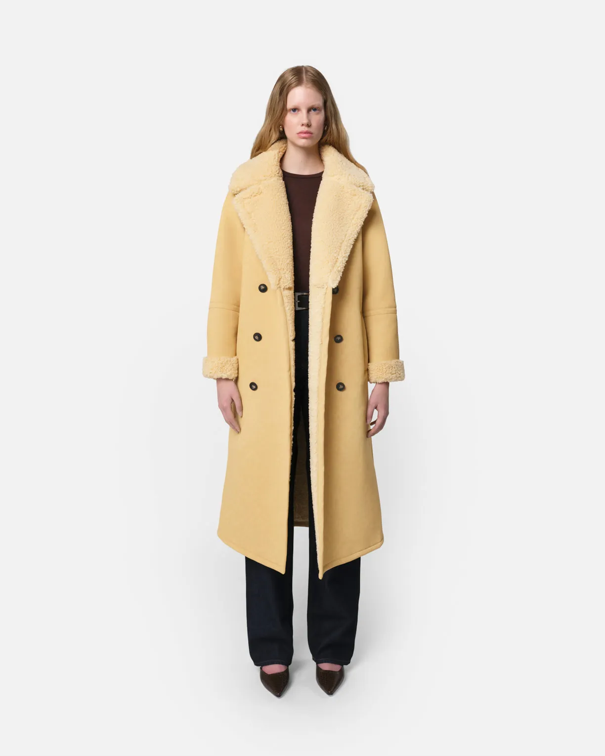 Simone Overcoat Custard