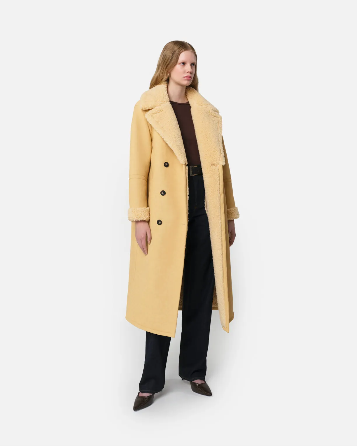 Simone Overcoat Custard