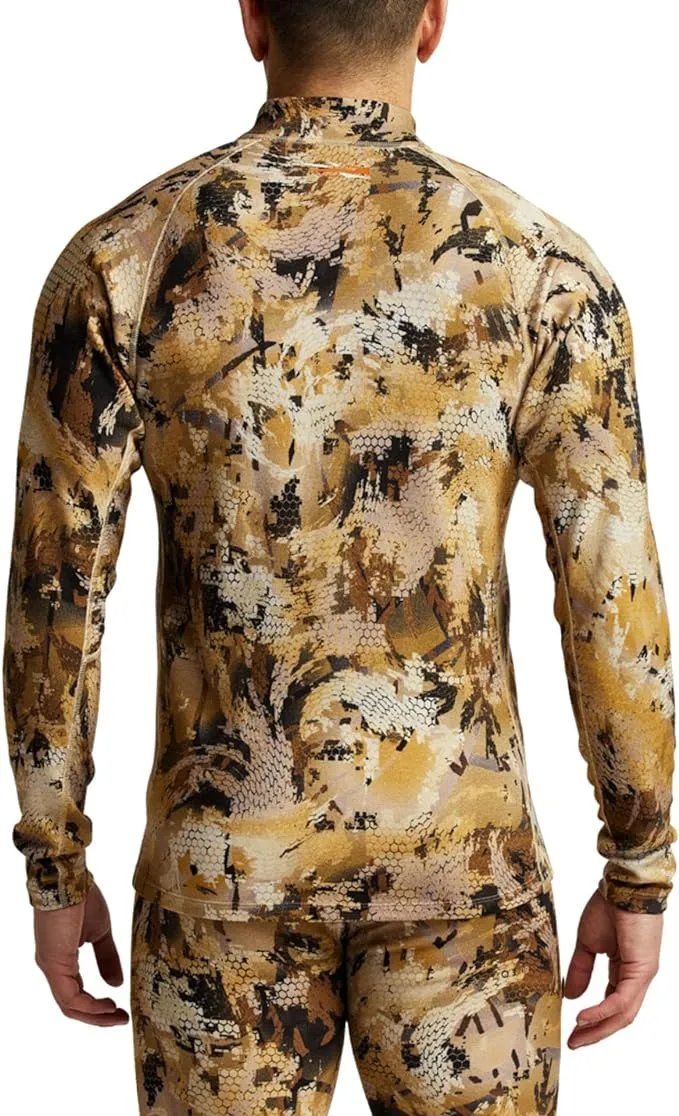 Sitka Merino Heavyweight Half-Zip Optifade Waterfowl Marsh