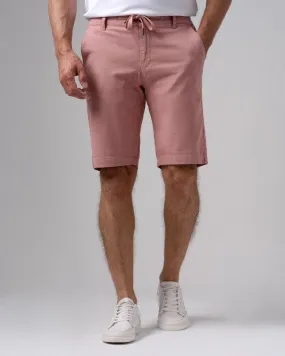 SLIM-FIT CHINO SHORT - CASSIS