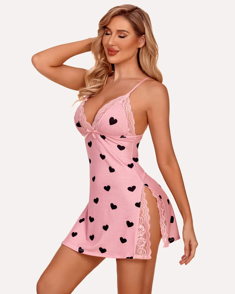 Spaghetti Strap Nightgown Chemise