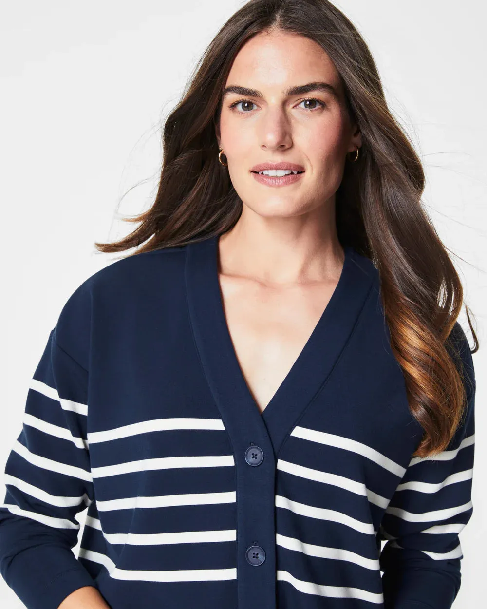 SPANX AirEssentials Striped Cardigan