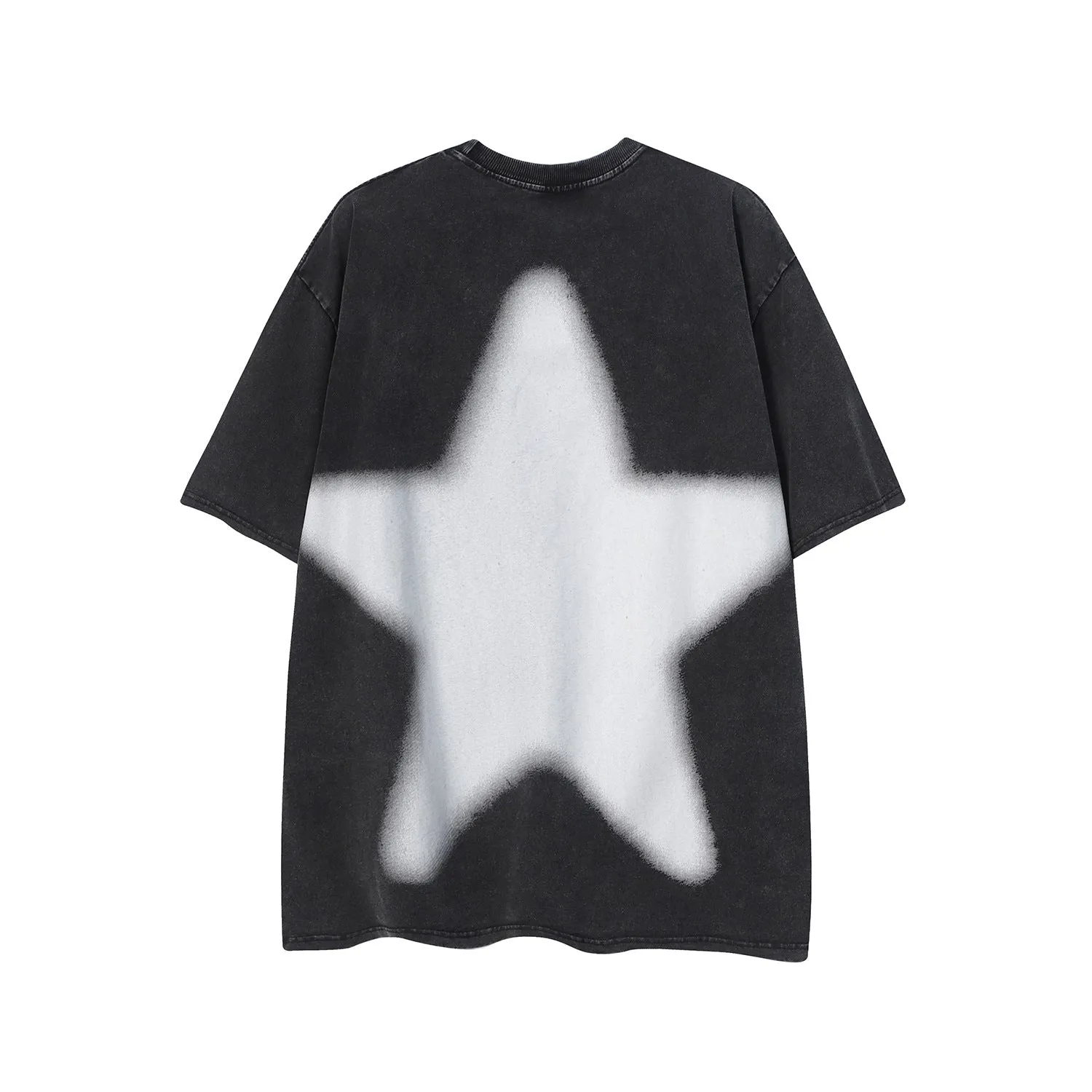 Star | Vintage Washed Graphic Oversized T Shirt