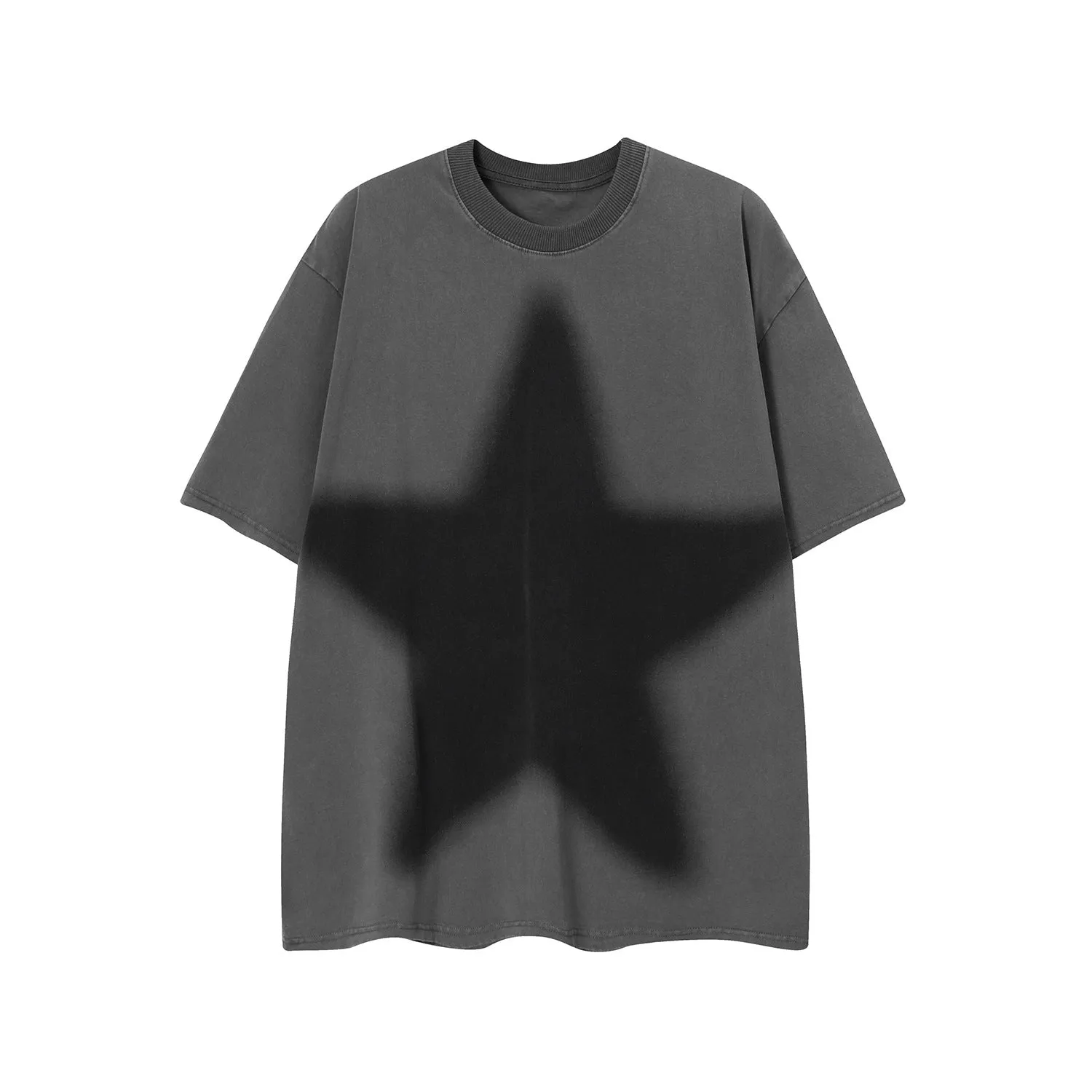 Star | Vintage Washed Graphic Oversized T Shirt