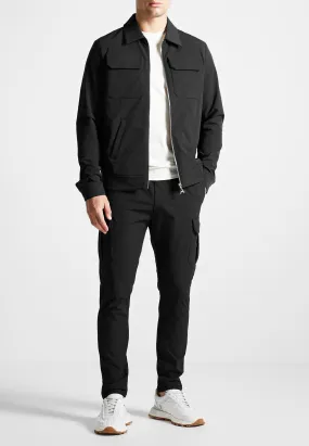 Technical Cargo Jacket - Black