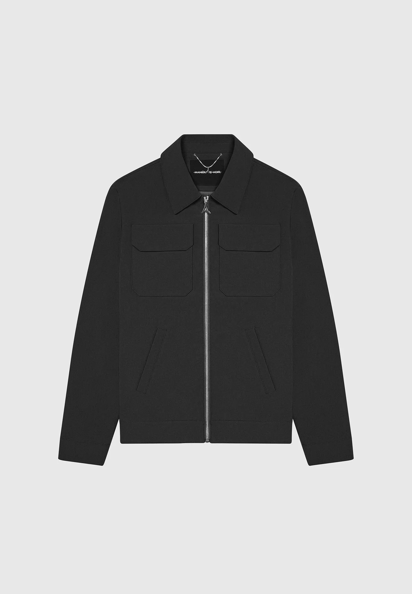 Technical Cargo Jacket - Black