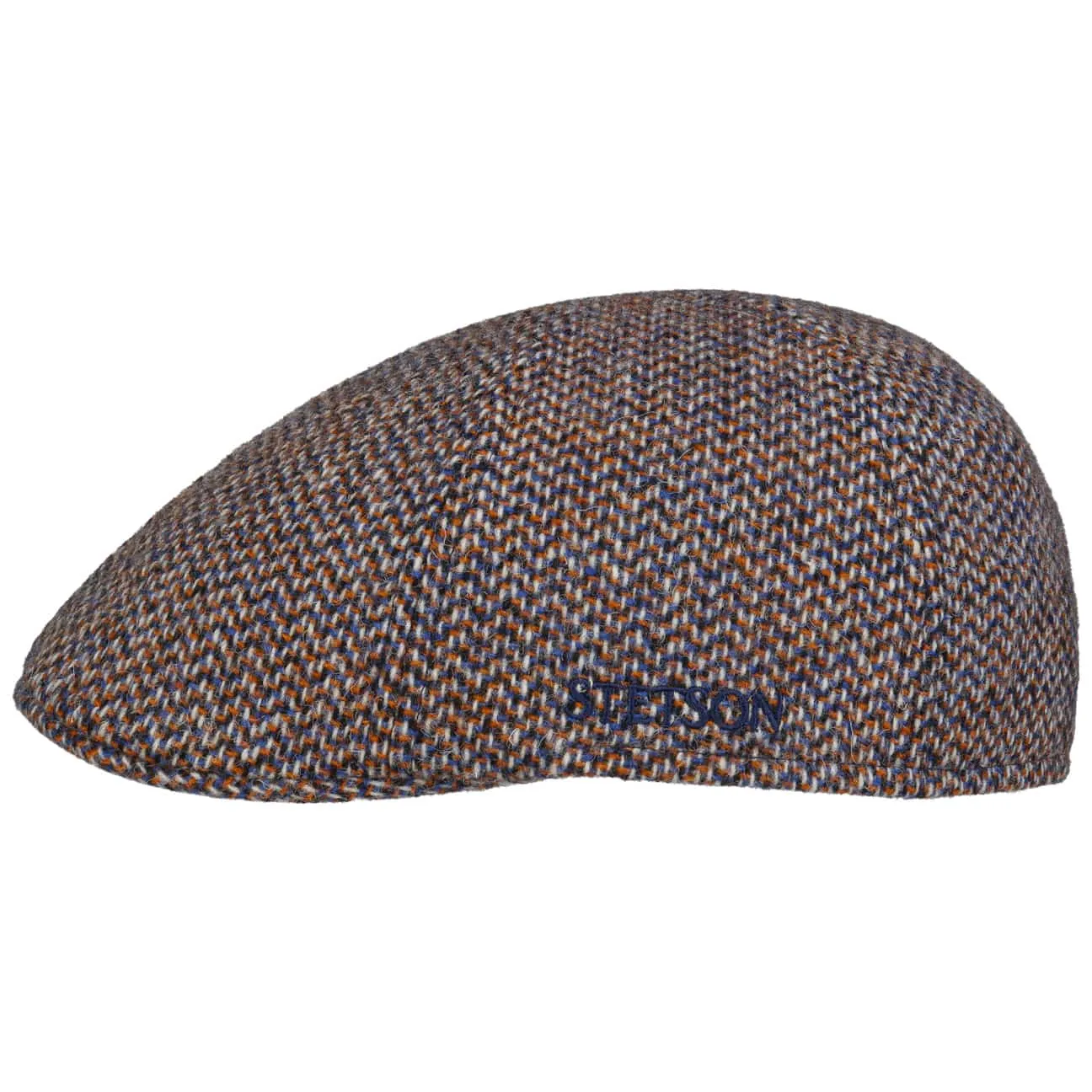 Texas Freestyle Harris Tweed Flat Cap by Stetson