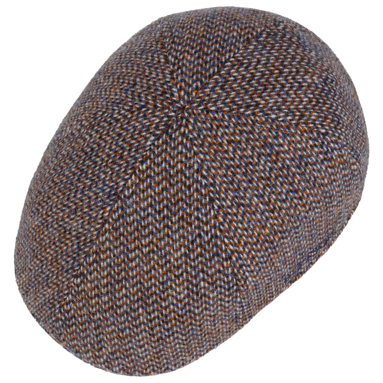 Texas Freestyle Harris Tweed Flat Cap by Stetson